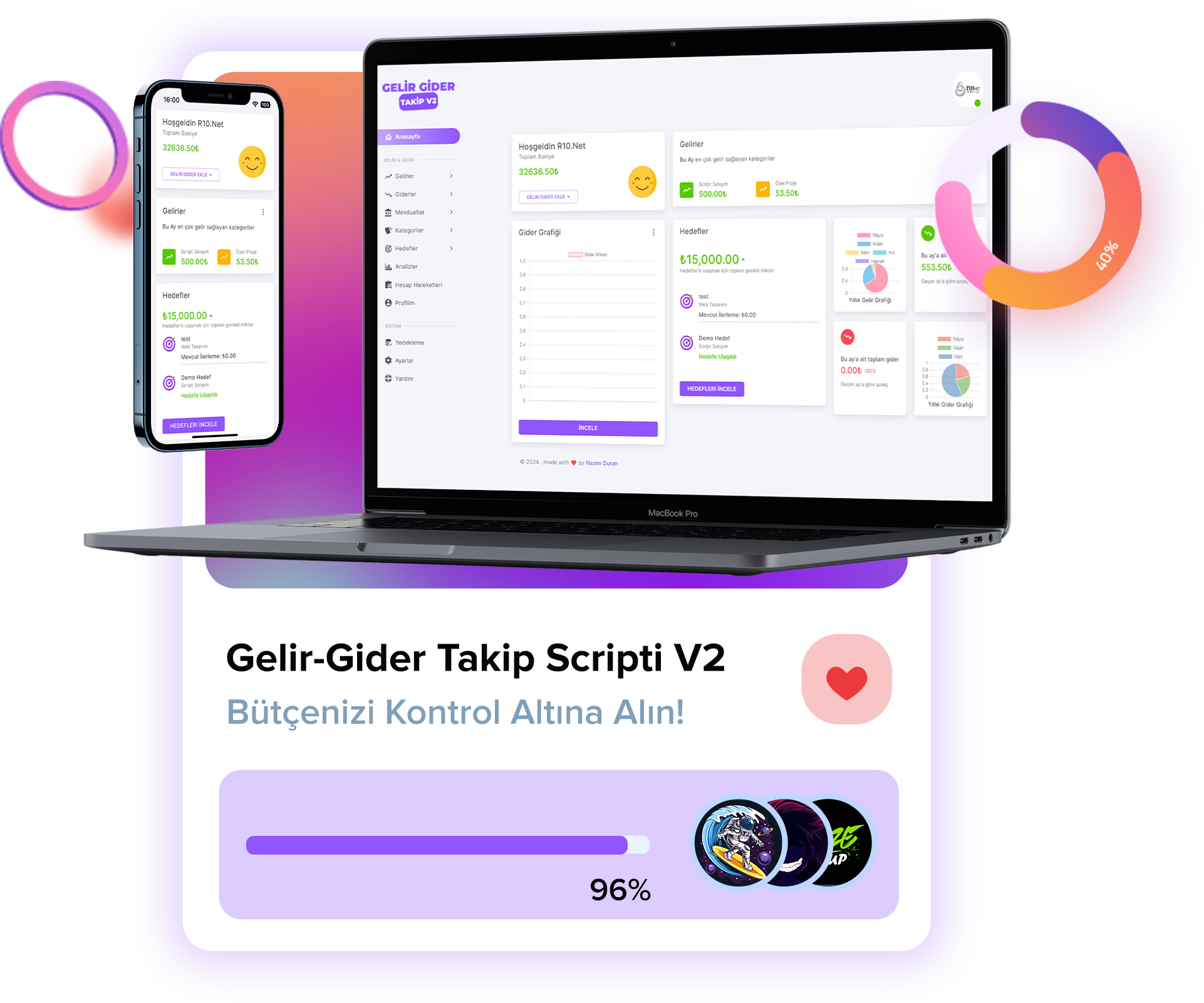 Gelir - Gider Script